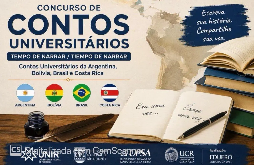 Unir lança concurso internacional de contos com participação de universidades da América Latina
