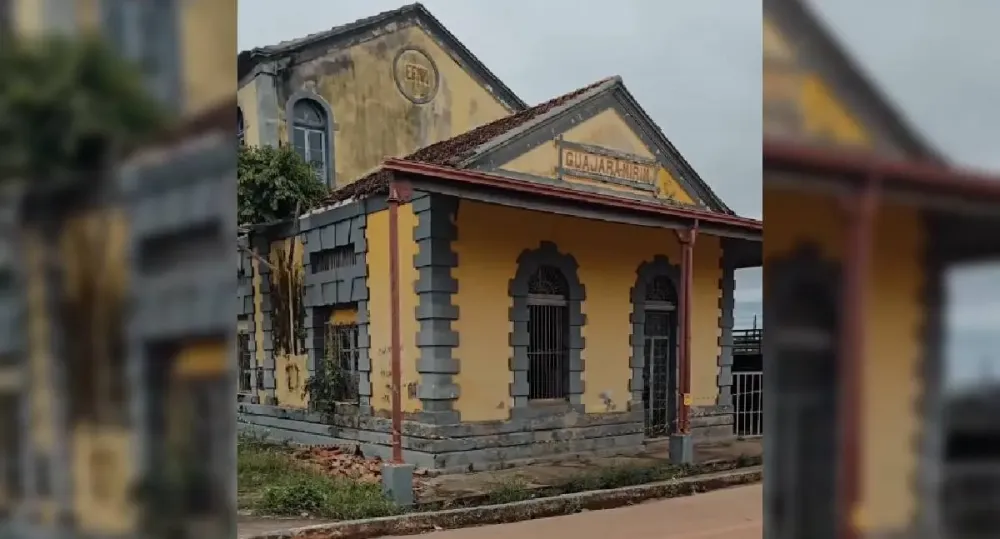 Estação da EFMM em Guajará-Mirim passa por reforma