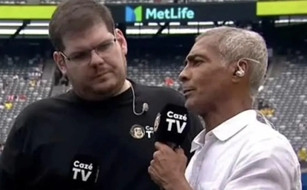 Justiça bloqueia pagamentos da CazéTV a Romário por dívida de R$ 32,4 milhões