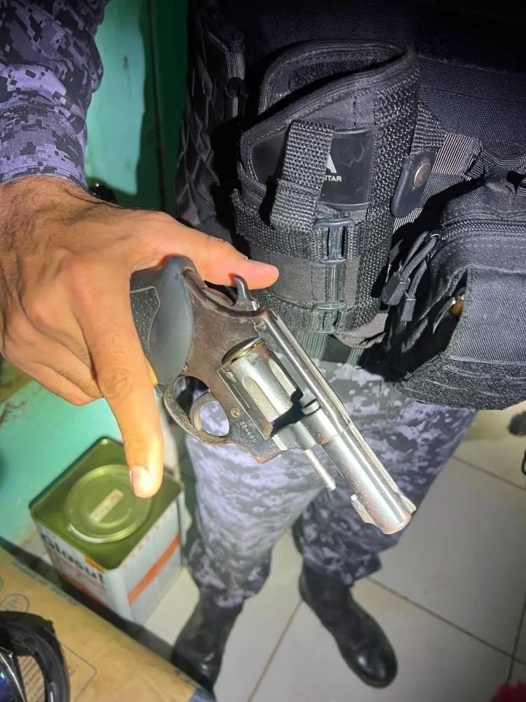 Polícia Militar apreende revólver em diligências sobre homicídio em Nova Brasilândia d'Oeste