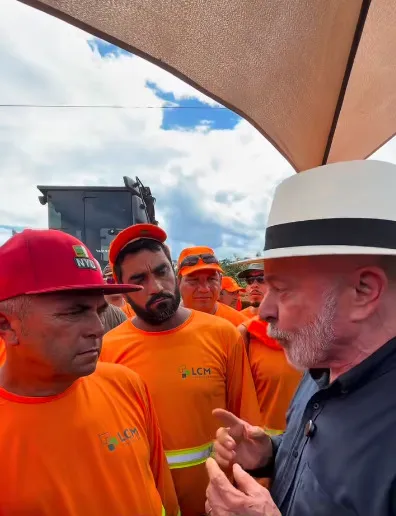 Lula visita obras da BR-319 no Amazonas e reforça discurso de integração da Amazônia